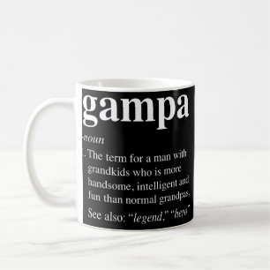 Taza De Café Definición divertida de gampa masculina definida p