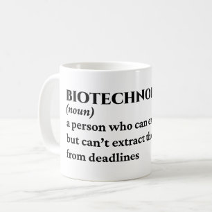 Taza De Café Definición divertida de ingeniero genético
