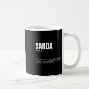 Taza De Café Definición Divertida de los Entusiastas de Sanda D