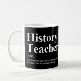 Taza De Café Definición divertida de profesor de historia