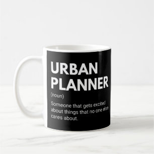 Taza De Café Definición divertida de urbanista para planificado