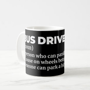 Taza De Café Definición divertida del controlador de bus
