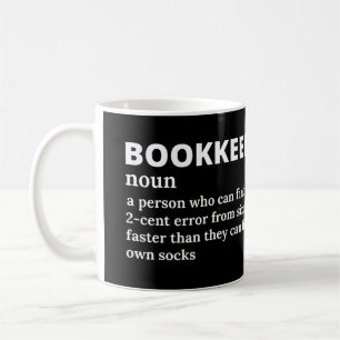 Taza De Café Definición divertida del librero