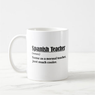 Taza De Café Definición divertida del profesor español
