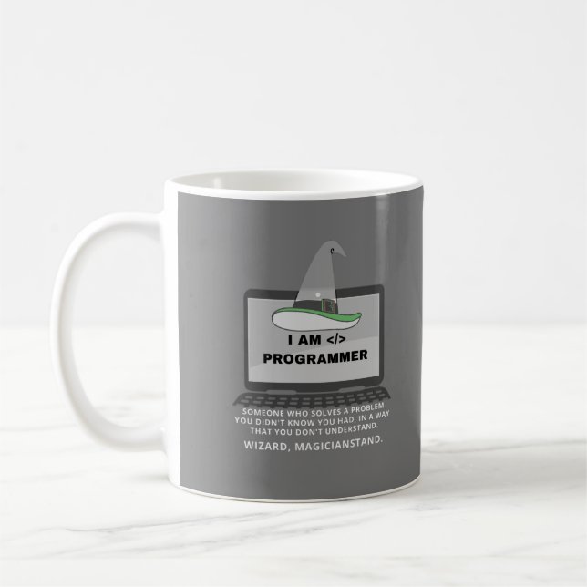 Taza De Café Definición divertida del programador (Izquierda)