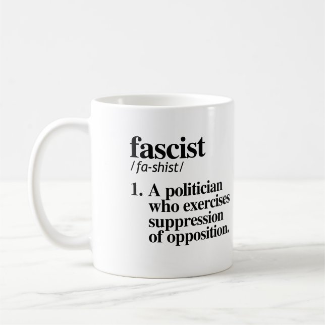 Taza De Café Definición fascista (Izquierda)