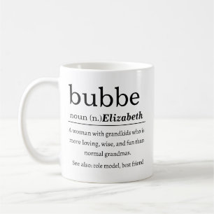 Taza De Café Definición Personalizada de Bubbe