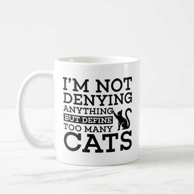 Taza De Café Definir demasiados gatos (Izquierda)