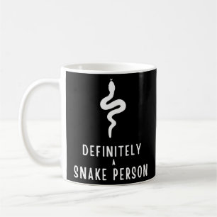 Taza De Café Definitivamente una serpiente, un regalo gracioso