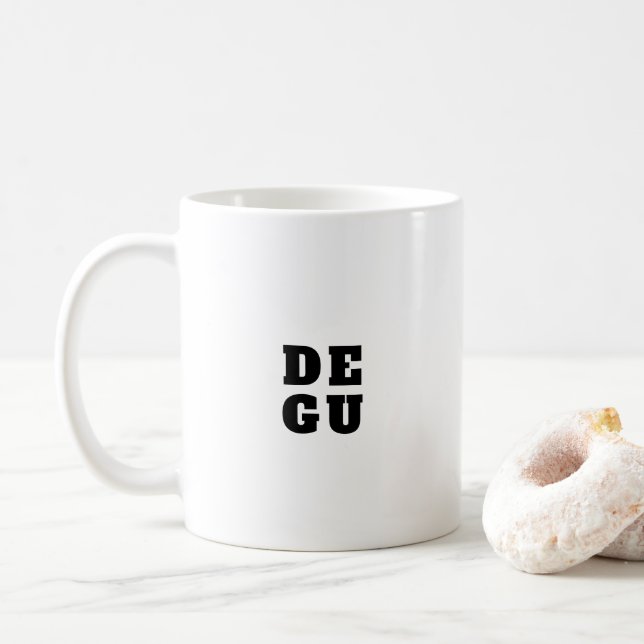 TAZA DE CAFÉ ▣　DEGU　▣ (Con donut)