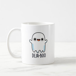 Taza De Café Deja Boo Gracioso Ghost Pun