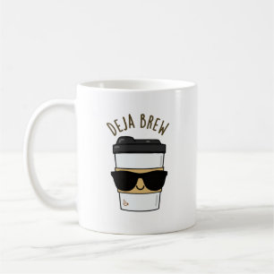 Taza De Café Deja Brew Funny Coffee Pun