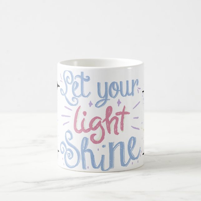 Taza De Café deja brillar tu luz (Centro)