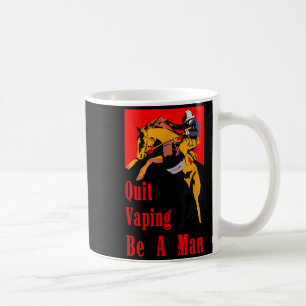 Taza De Café Deja de vapear hombre vaquero para arte