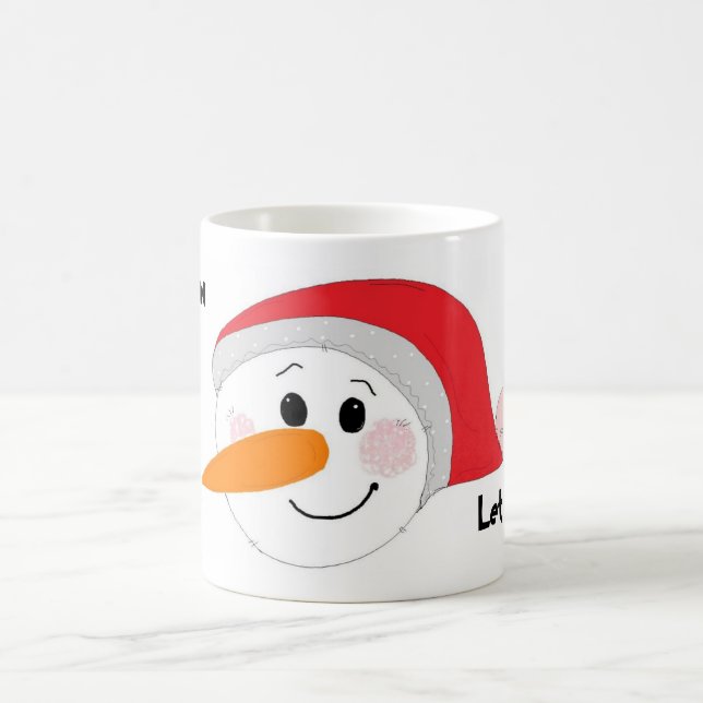 Taza De Café Deja que nieve (Centro)
