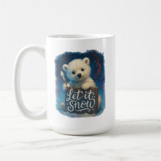 Taza De Café Deja que nieve