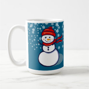 Taza De Café Deja que nieve muñeco de nieve