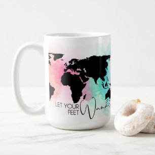 Taza De Café Deja que tus pies se paseen