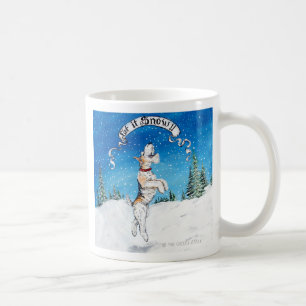 Taza De Café ¡Dejáis le nevar fox terrier del alambre!