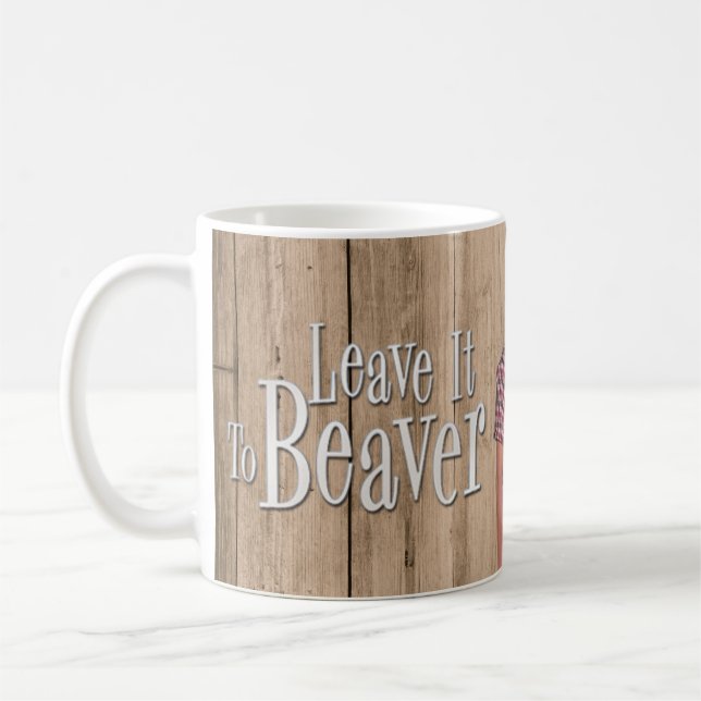Taza De Café Déjalo a Beaver (Izquierda)