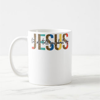 Taza De Café Déjame contarte sobre mi Jesús Inspiración Cristia