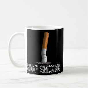 Taza De Café Dejar De Fumar Patear El Cigarrillo, Pero No Fumar