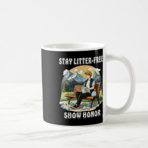 Taza De Café Dejar de tirar protección de la naturaleza a favor
