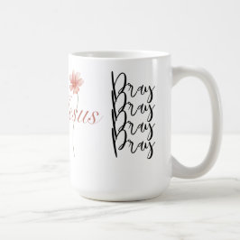 Taza De Café Dejar ir a Dios Cristianismo Fe Biblia Jesús