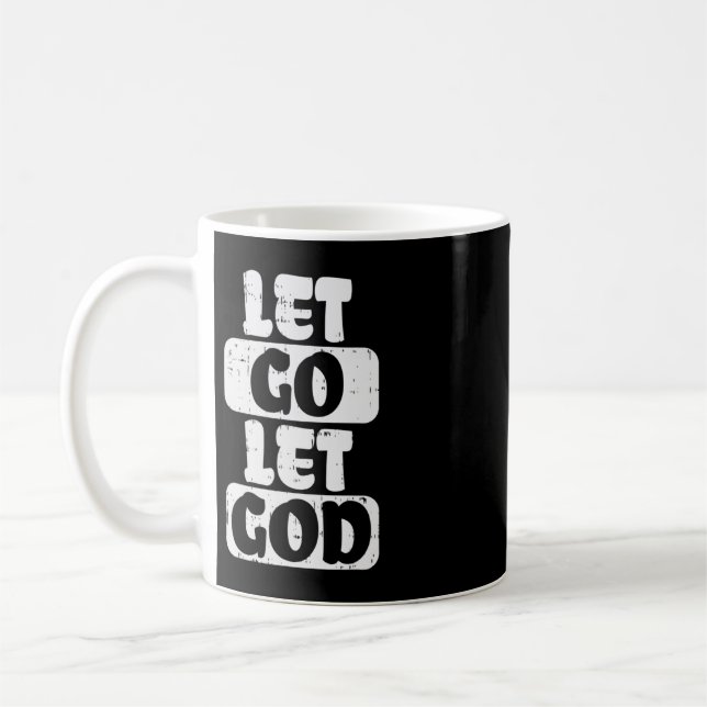 Taza De Café Dejar que Dios Dios, Dios, Dios, Dios, Dios mío, C (Izquierda)