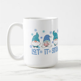 Taza De Café Dejar Que Nieve Cuse Gnome