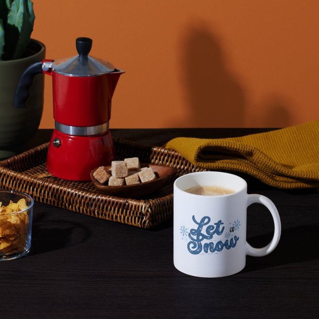 Taza De Café Dejar que nieve marea de vacaciones (Subido por el creador)