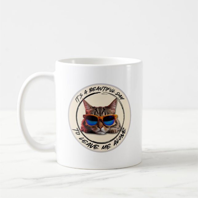 Taza De Café Dejarme solo (Izquierda)