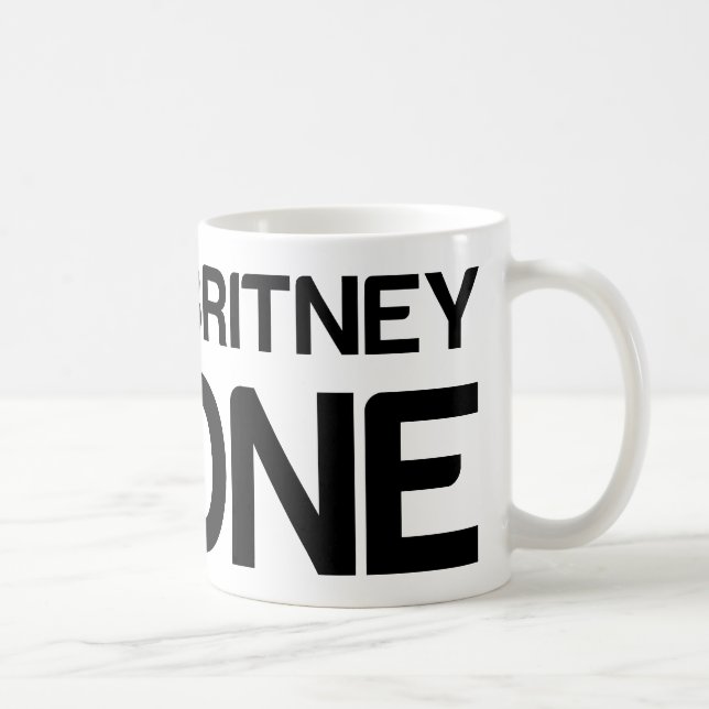 Taza De Café Deje Britney solo (Derecha)