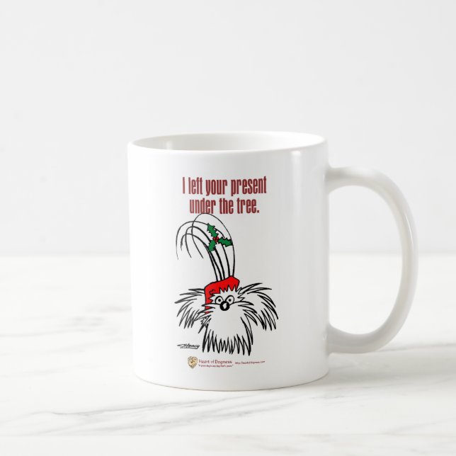Taza De Café Dejé su presente debajo del árbol (Derecha)