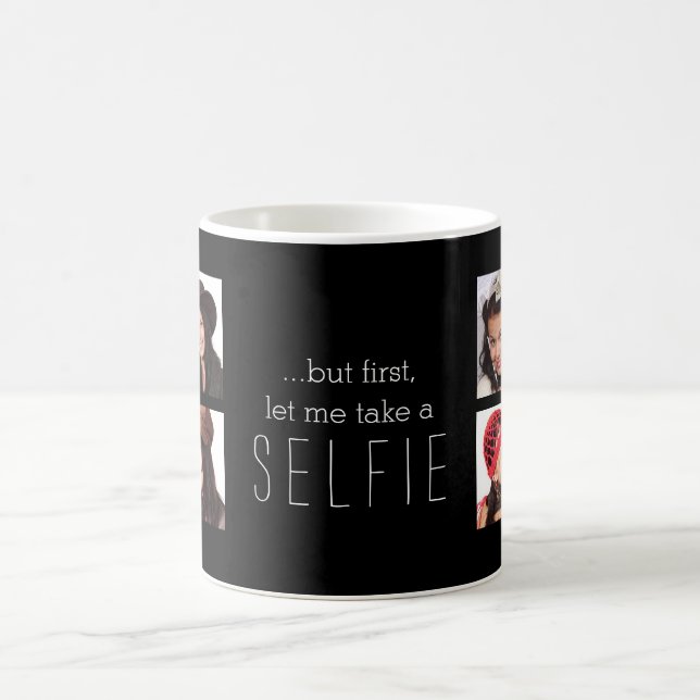 Taza De Café Déjeme tomar un Selfie (Centro)