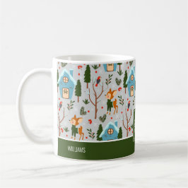 Taza De Café Dejemos que nieve cueste reno nombre Navidades ver