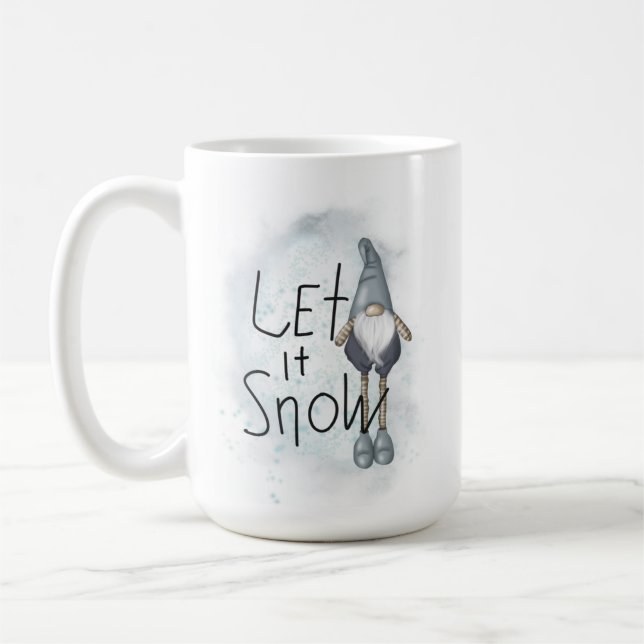 Taza De Café Dejemos que nieve invierno genoma (Izquierda)