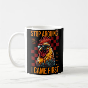 Taza De Café Dejen De Discutir Yo Vine El Primer Gracioso Diseñ