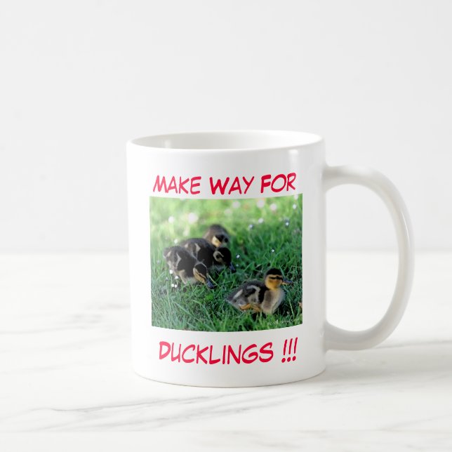 Taza De Café ¡¡¡Dejen Lugar A Los Ducklings!!! (Derecha)