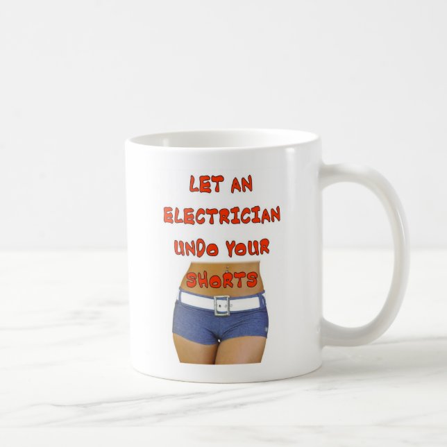 TAZA DE CAFÉ DEJEN QUE EL ELECTRICIANO SE DESHAGAN (Derecha)