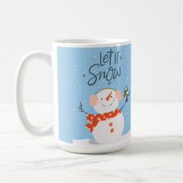 Taza De Café Dejen que nieve Navidades