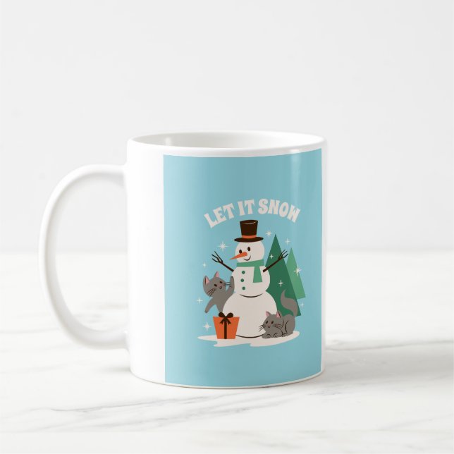 Taza De Café Dejen que nieve sorba café (Izquierda)