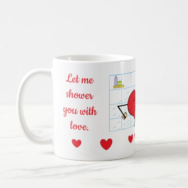 Taza De Café Déjenme durecerte con amor: (Izquierda)