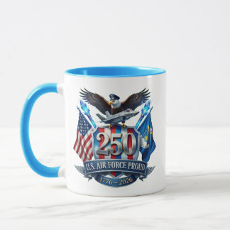 Taza de café del 250 aniversario de la Fuerza Aére