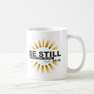 Taza de café del 46:10 del salmo