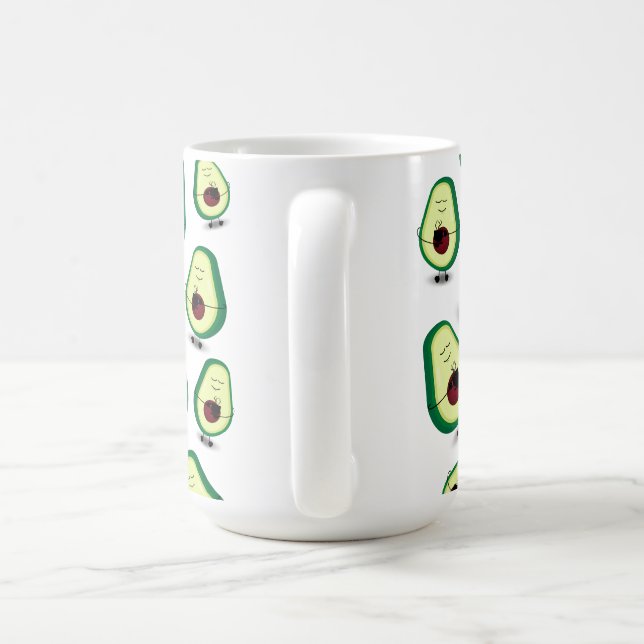 Taza de café del amor del aguacate (Mango)