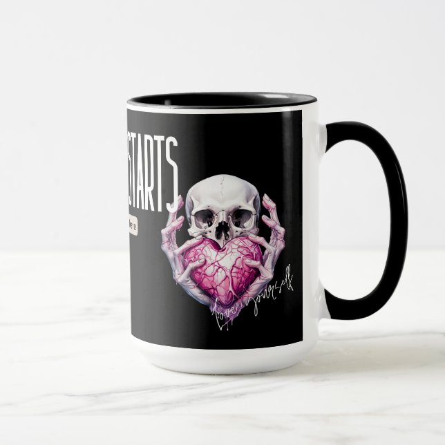Taza de café del amor propio (Derecha)