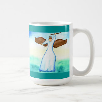 Taza de café del ángel