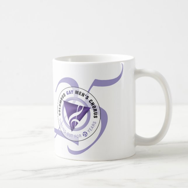 Taza de café del aniversario de CGMC 25to (Derecha)
