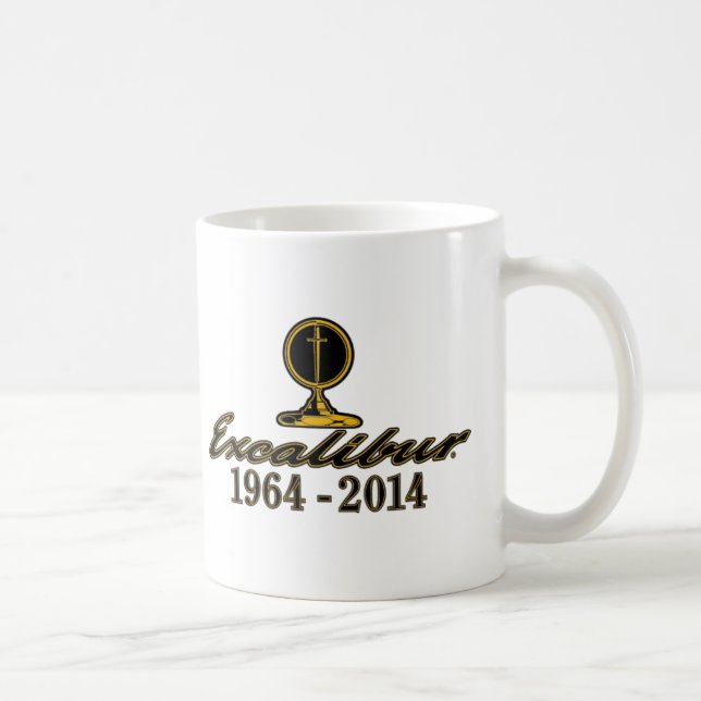 Taza de café del aniversario de Excalibur 50.o 2 (Derecha)